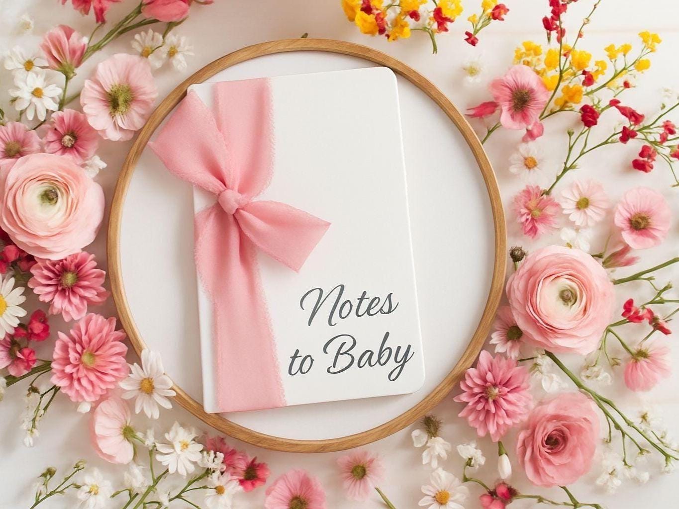 Personalized Baby Shower Guest Book: Notes to Baby Keepsake Journal