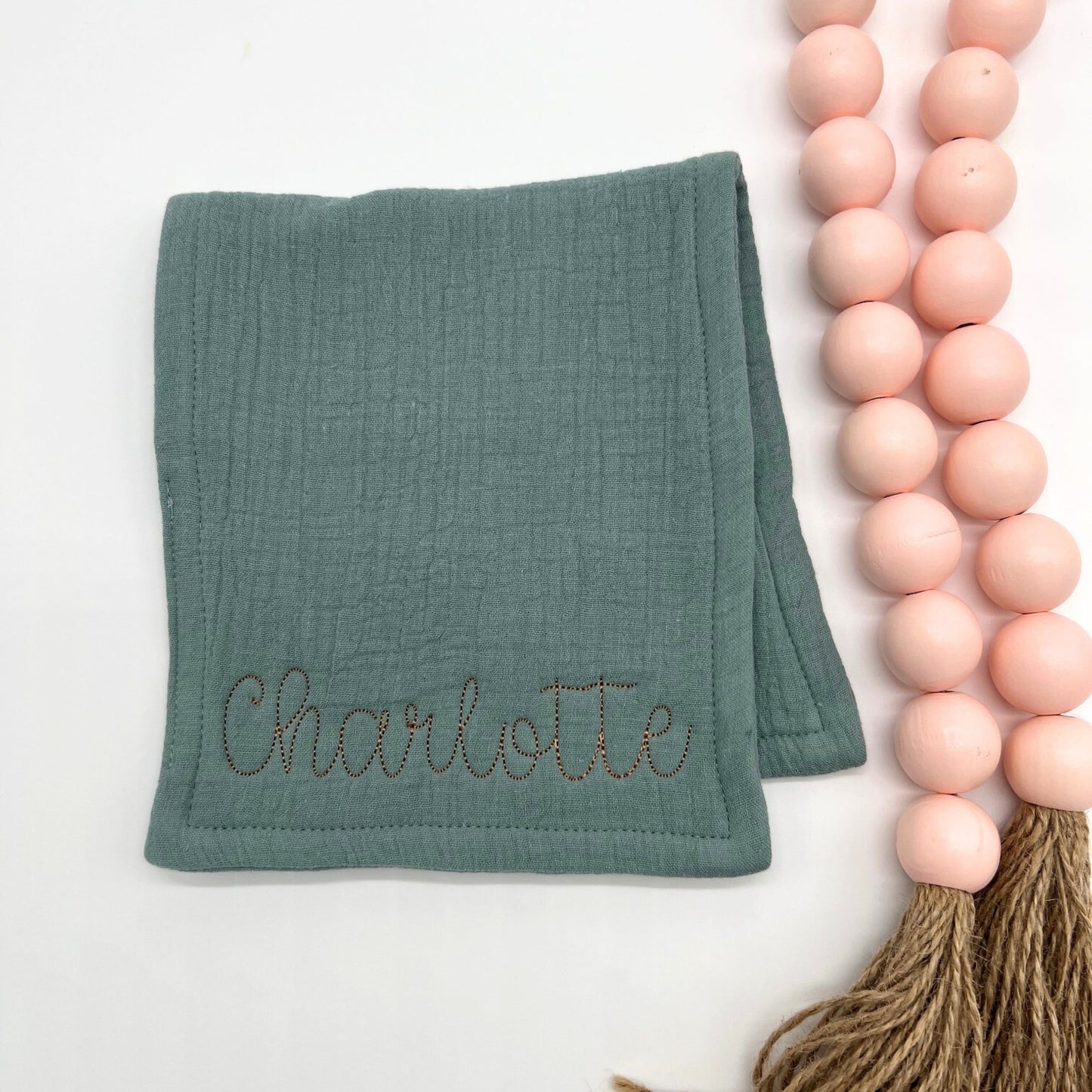 Monogrammed Burp Cloths - Personalized Burp Cloth - Custom Embroidered Baby Gift - Baby Shower Gift - Newborn Name Burp Cloth - Baby Gift