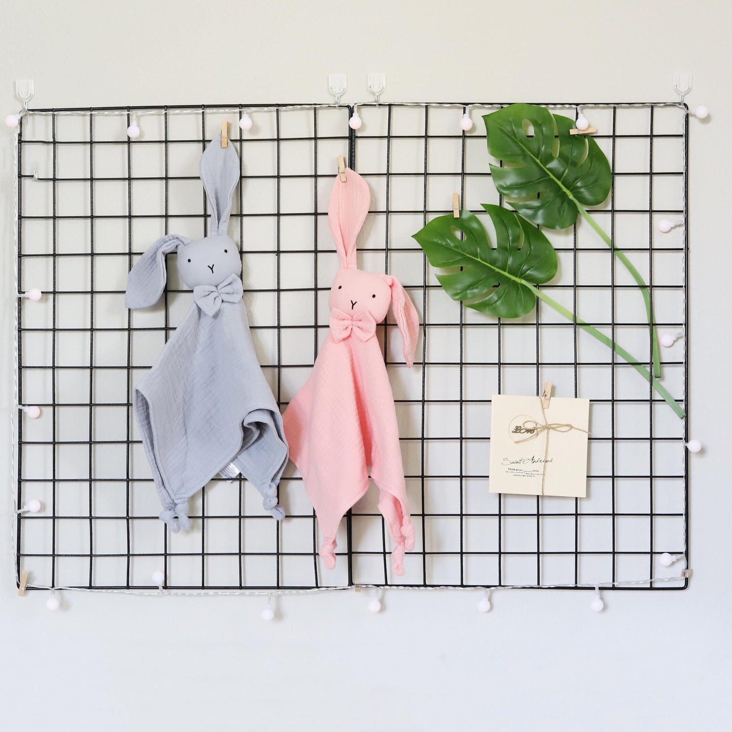 Custom Handwriting Baby Lovey: Embroidered Organic Muslin Keepsake