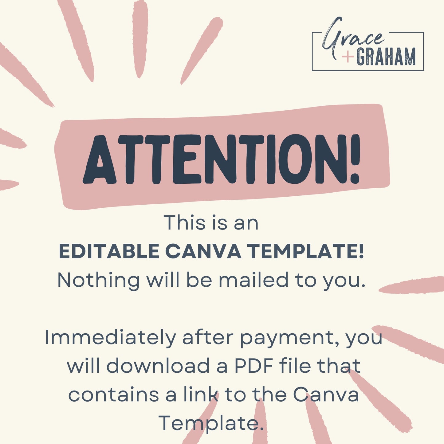 Oh Baby Welcome Card - EDITABLE CANVA TEMPLATE