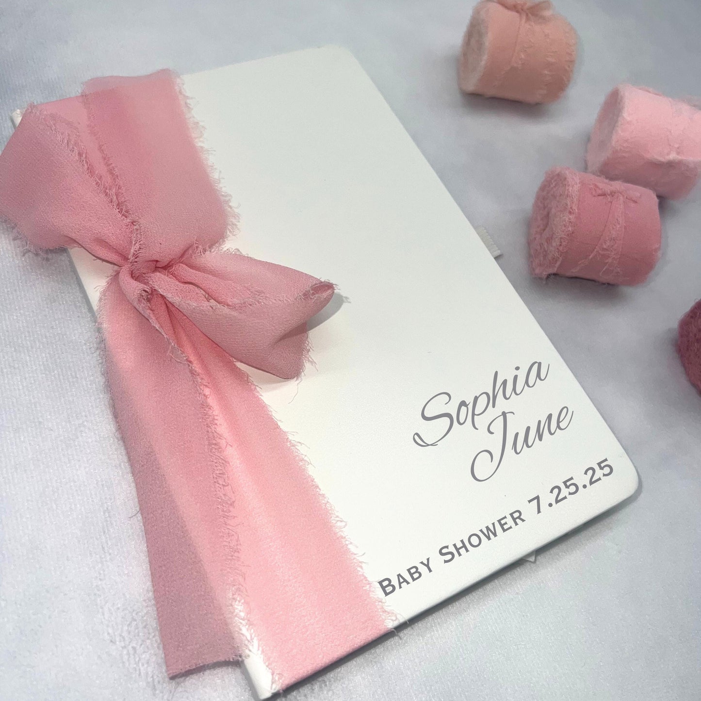 Personalized Baby Shower Guest Book: Notes to Baby Keepsake Journal