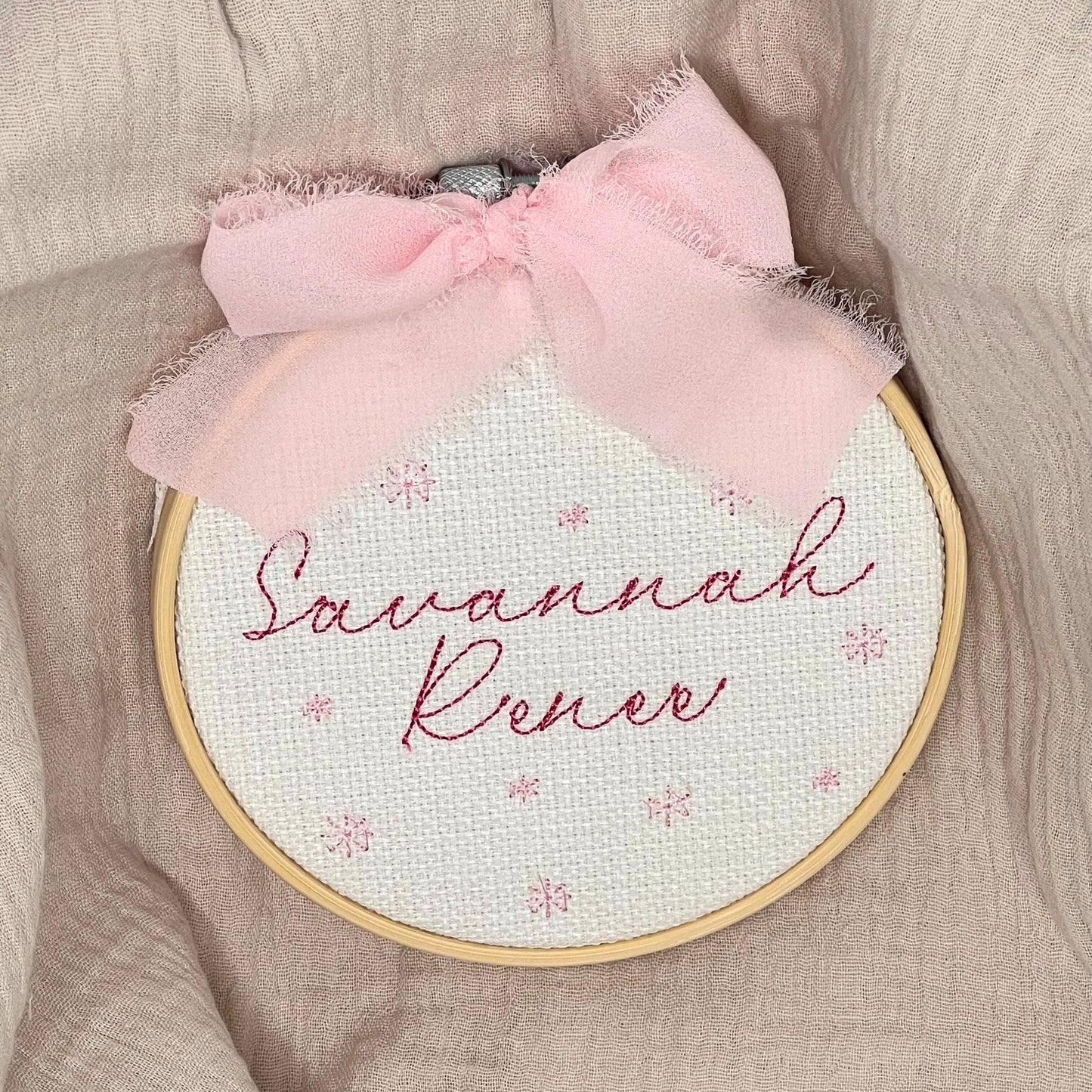 Simple Stars Baby Name Sign