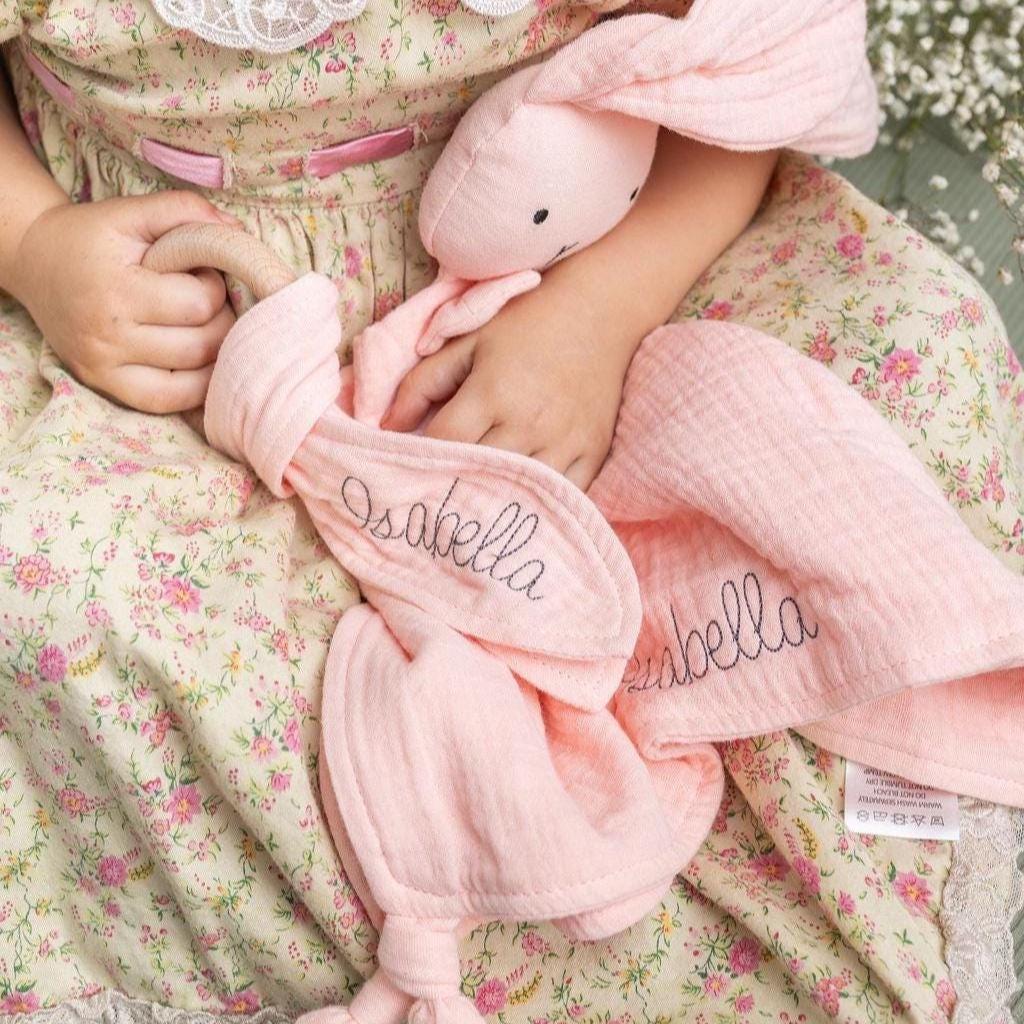 Personalized Baby Lovey & Teehter Set