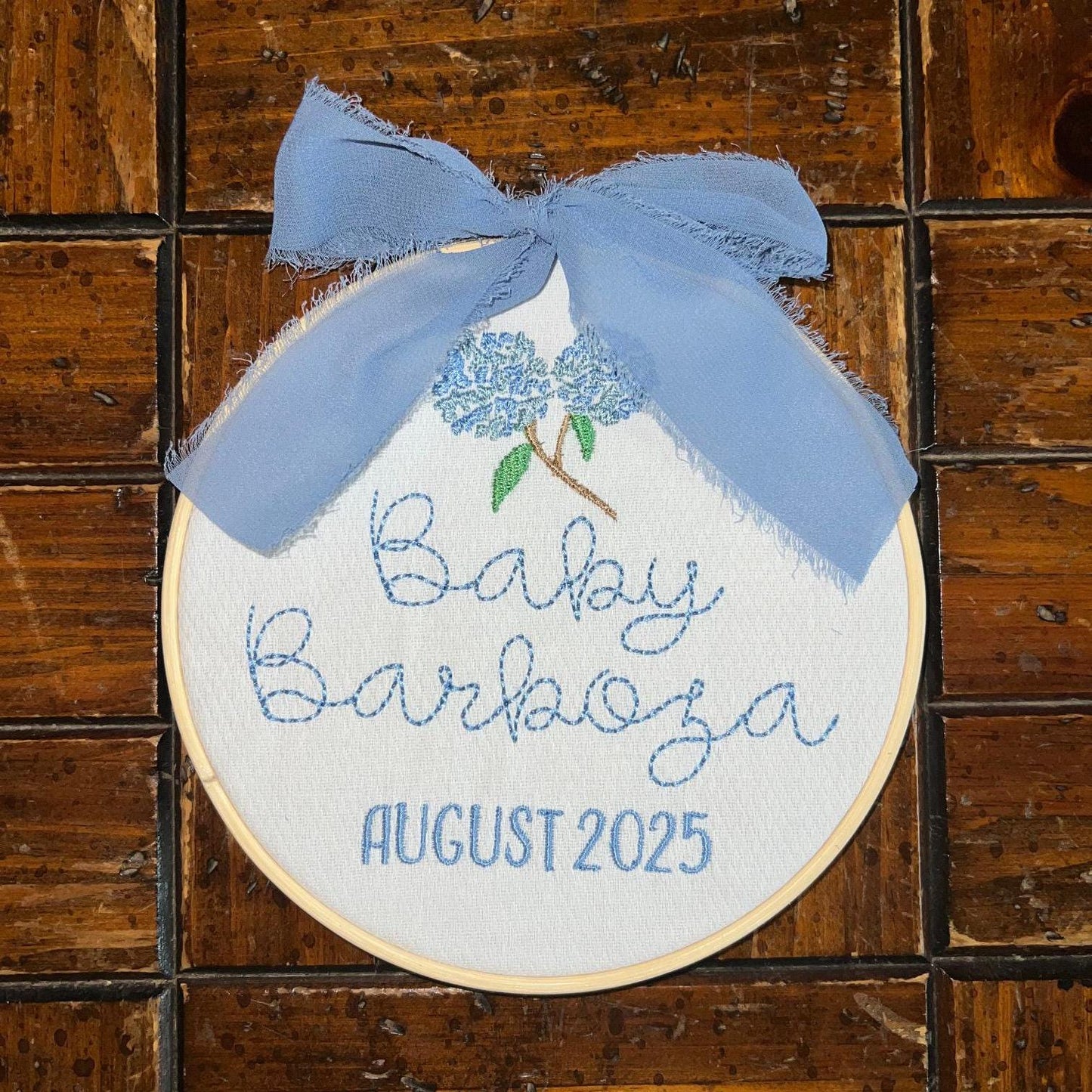 Teddy Bear Baby Birth Announcement