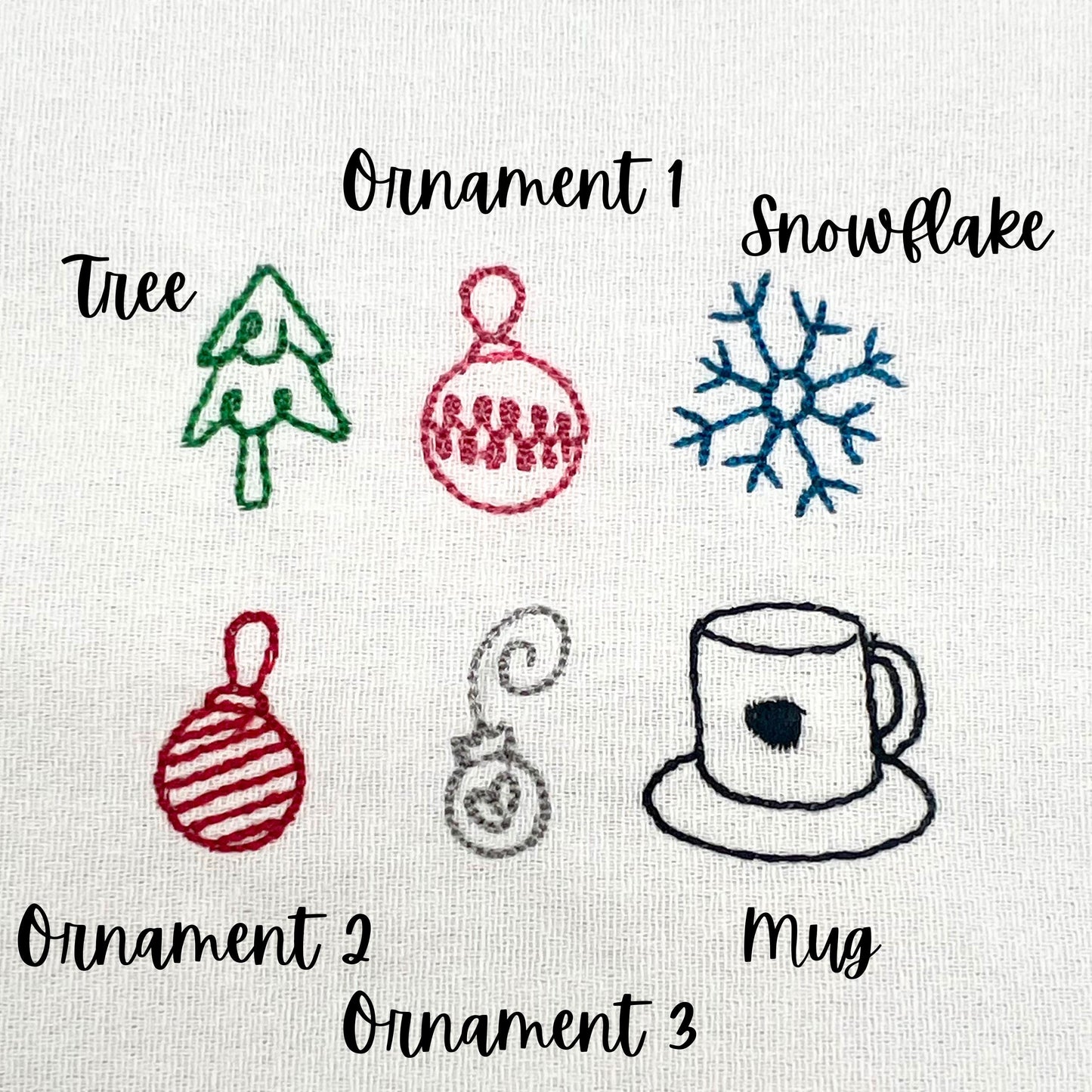 Christmas Hair Bow Personalized Christmas Bow for Girls Custom Bow with Name Winter Hair Bow Embroidered Bow for Christmas with Name