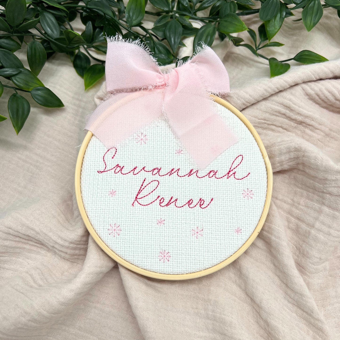 Minimalistic Moon & Stars Personalized Baby Name Sign