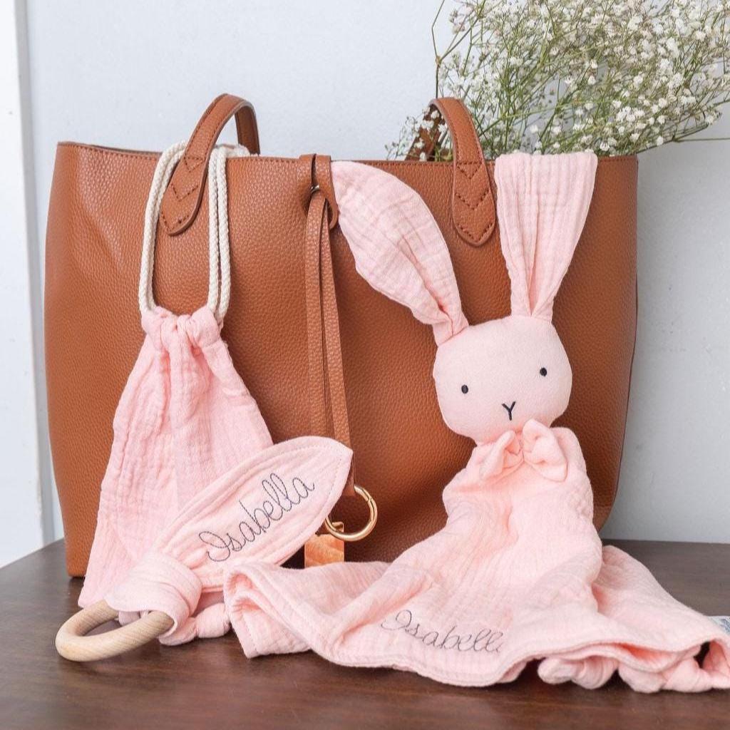 Personalized Baby Lovey & Teehter Set