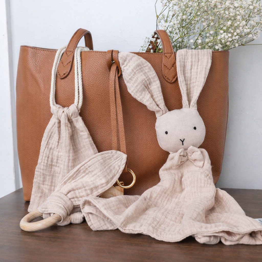 Personalized Bunny Lovey Gift Set