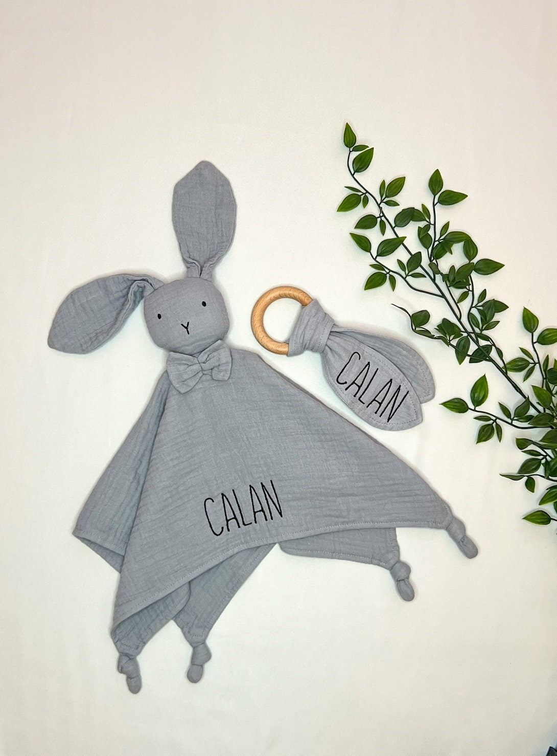 Baby Gift Set: Blanket, Lovey & Teether