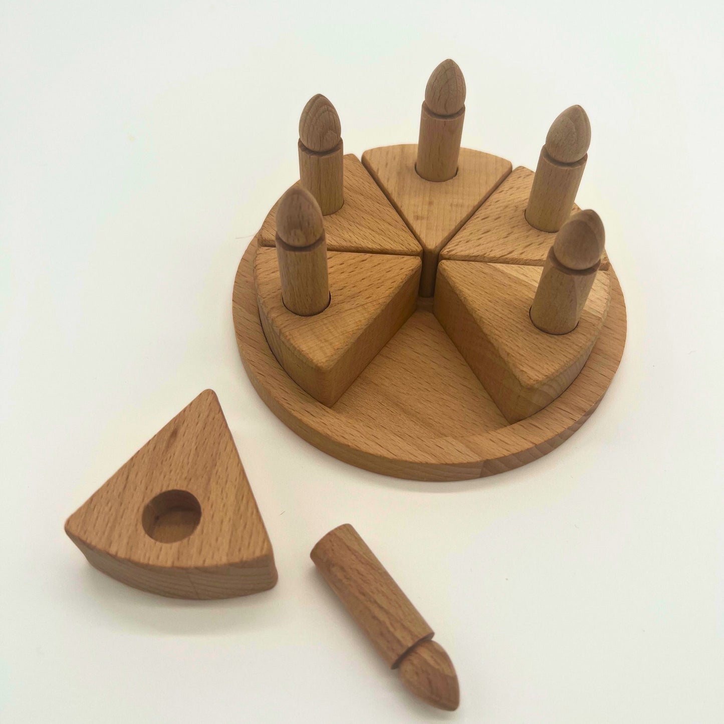 Wooden Cake Decor Birthday Decor