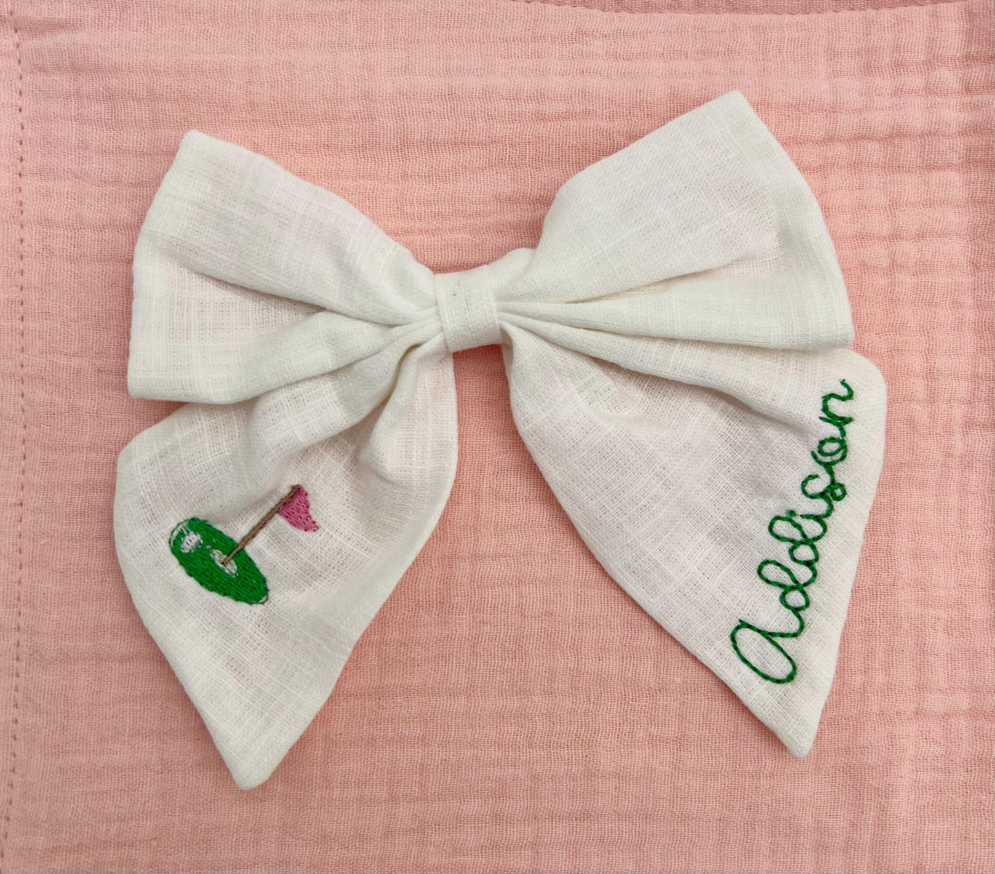 Personalized Golf Bow with Name