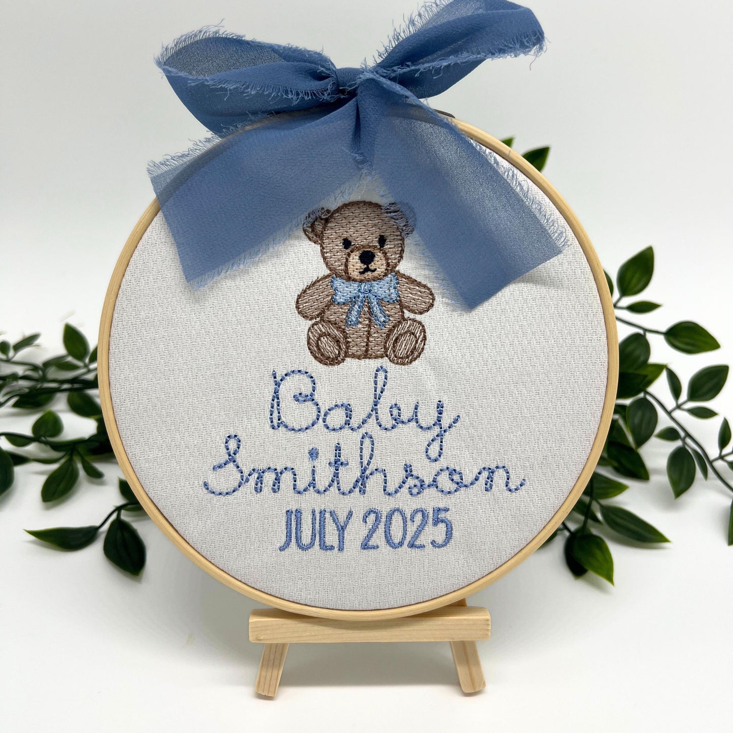 Mallard Duck Baby Birth Announcement Sign (Dark Green)