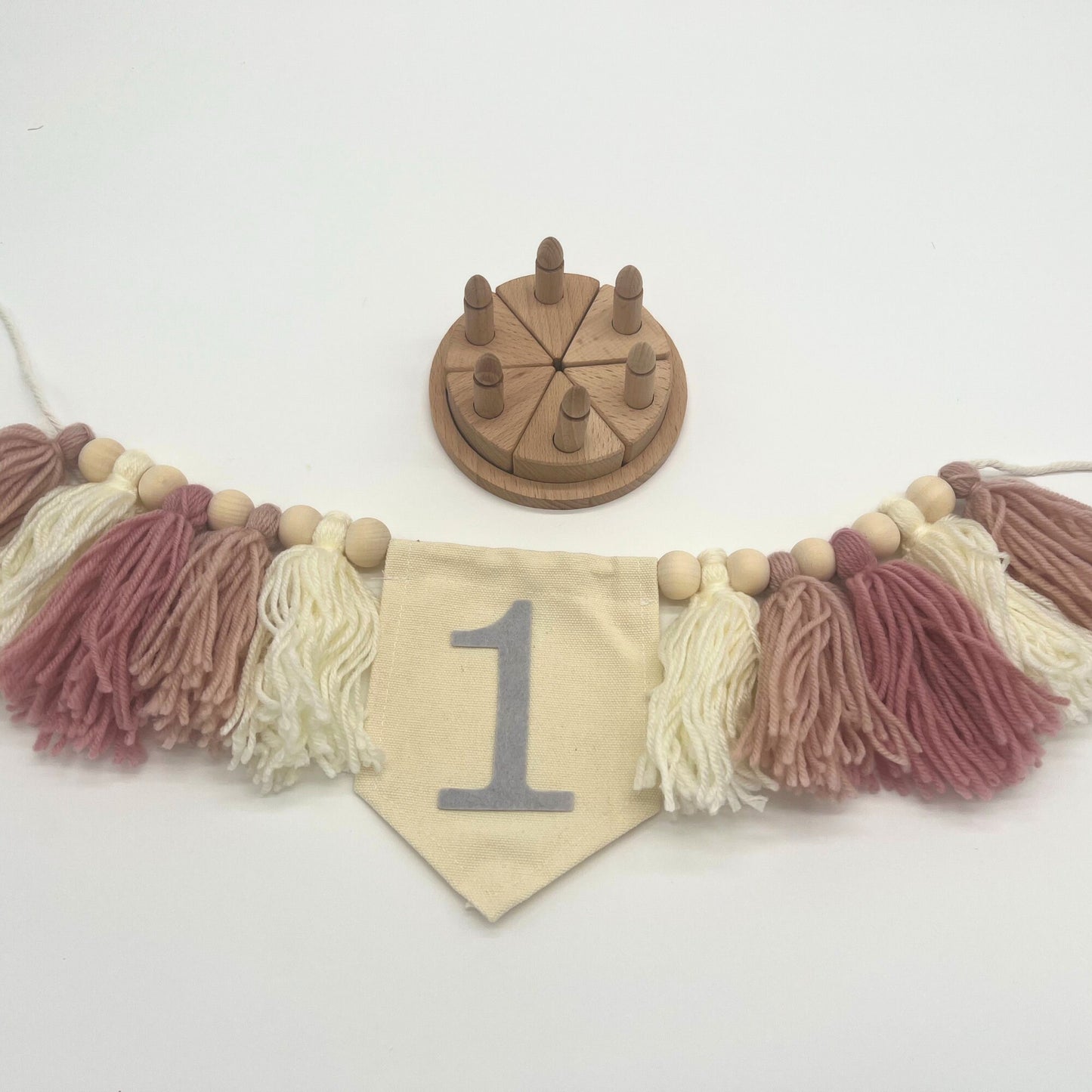 Wooden Cake Decor Birthday Decor