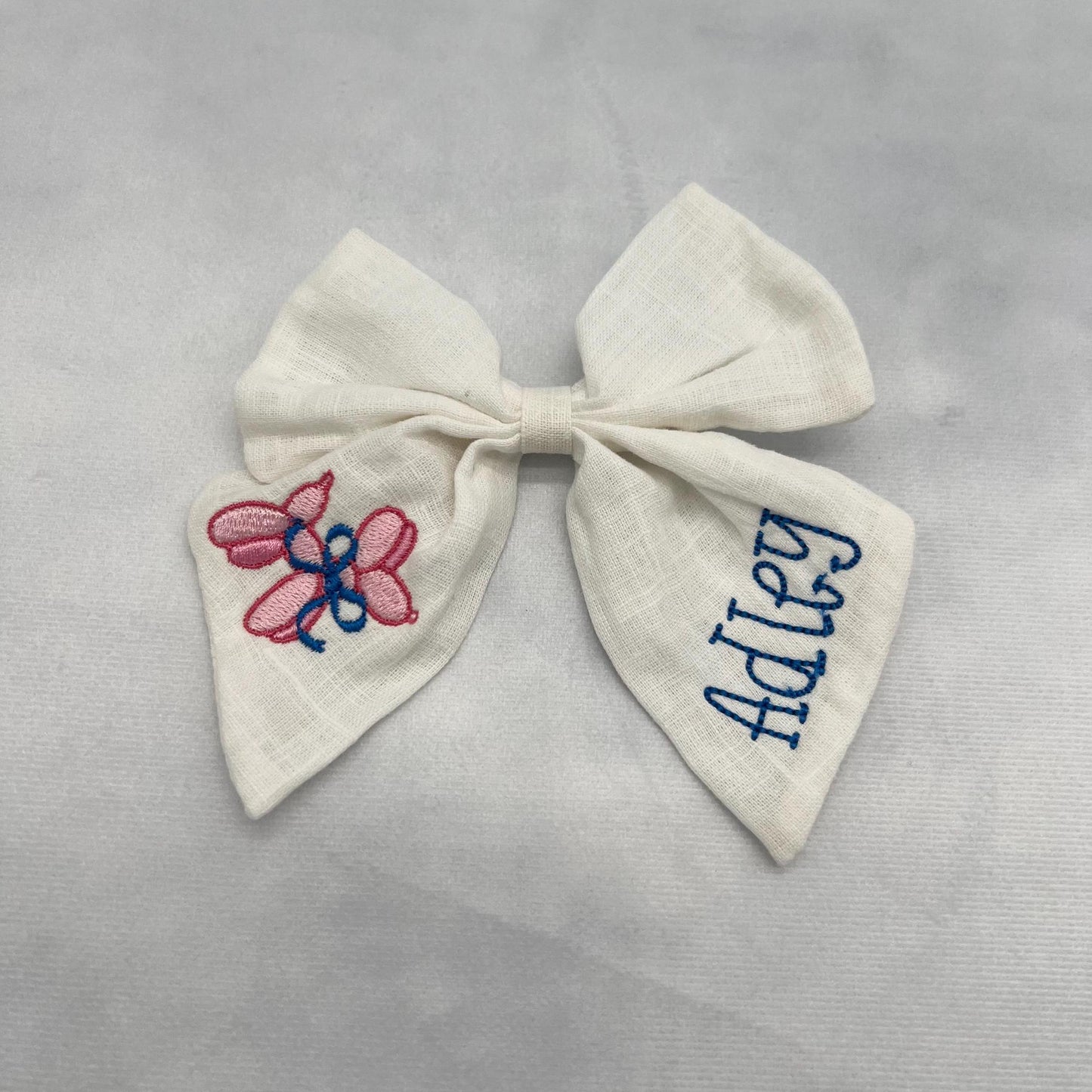 Personalized Balloon Animal Hair Bow