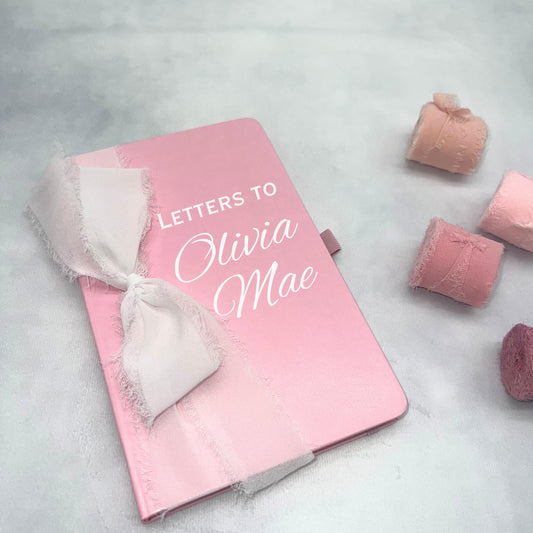 Personalized Baby Shower Guest Book: Notes to Baby Keepsake Journal