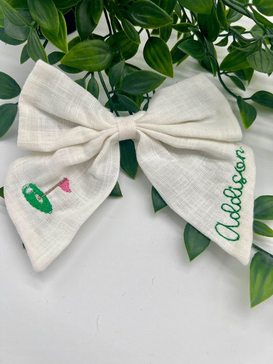 Personalized Golf Bow with Name